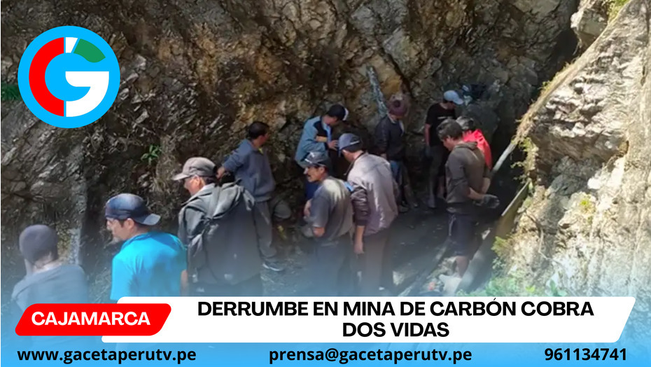 Derrumbe en mina de carbón cobra dos vidas