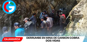 Derrumbe en mina de carbón cobra dos vidas