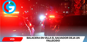 Balacera en Villa El Salvador deja un fallecido