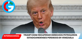 Trump exige recuperar derechos petroleros estadounidenses perdidos en Venezuela