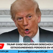 Trump exige recuperar derechos petroleros estadounidenses perdidos en Venezuela