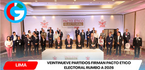 Veintinueve partidos firman Pacto Ético Electoral rumbo a 2026
