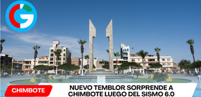 Nuevo temblor sorprende a Chimbote luego del sismo 6.0