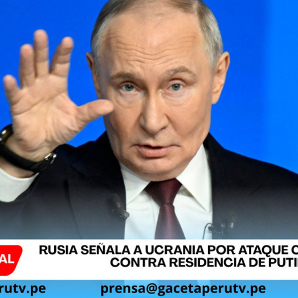 Rusia señala a Ucrania por ataque con drones contra residencia de Putin