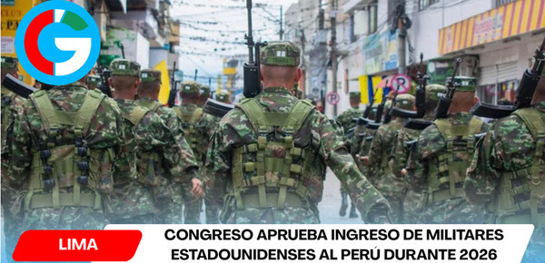 Congreso aprueba ingreso de militares estadounidenses armados al Perú en 2026