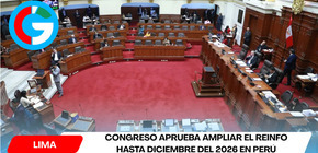 Congreso aprueba ampliar el REINFO hasta diciembre del 2026 en Perú