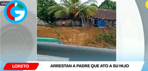 Arrestan a padre que ató a su hijo