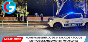 Hombre asesinado de 14 balazos a pocos metros de Larcomar en Miraflores