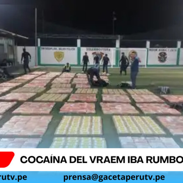 Cocaína del Vraem iba rumbo a Europa