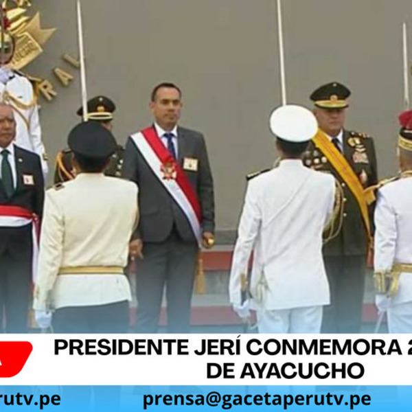 Presidente Jerí conmemora 201 años de Ayacucho