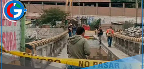 Cierran puente Caracol por crecida del río Rímac