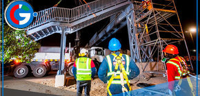 Reabre puente Palmeras tras reparaciones por impacto de camión  