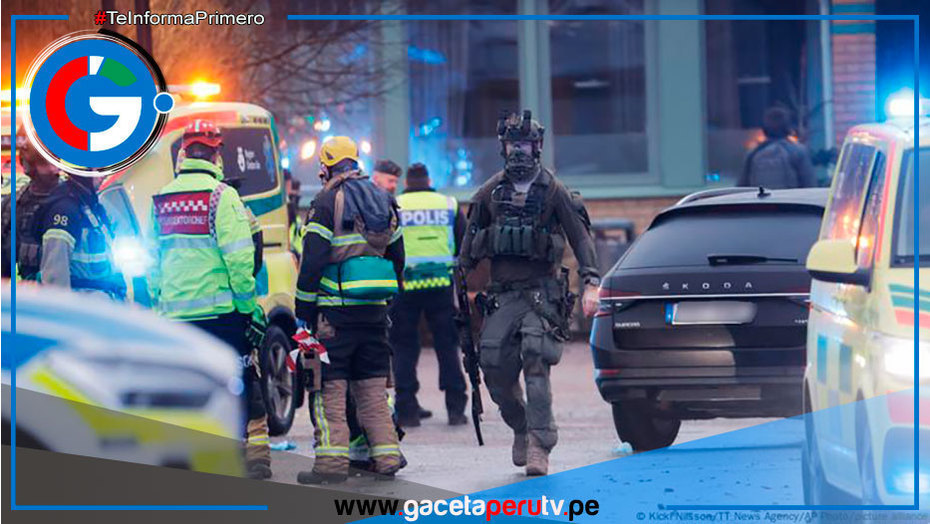 Tiroteo en Suecia deja 11 muertos y seis heridos