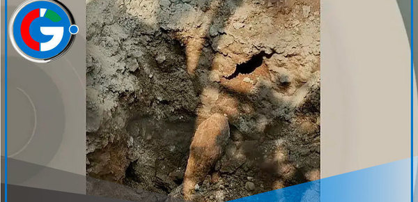 Proyectil de mortero hallado en excavación de gas en San Juan de Lurigancho