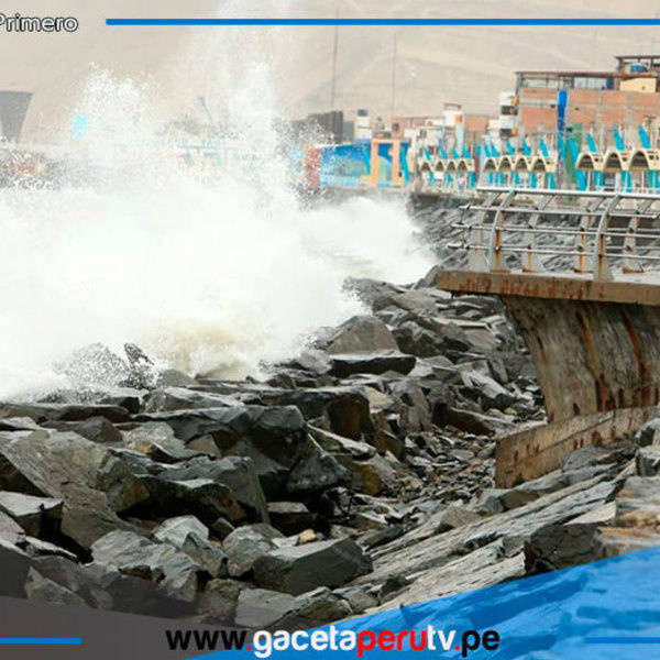 Oleajes intensos azotarán costa peruana desde domingo 16 de marzo