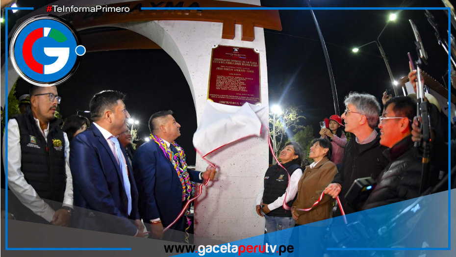 Inauguran Plaza Cívica de Buenos Aires en Cayma