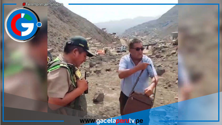 Intervienen a presunto traficante de tierras en Belaúnde - Comas