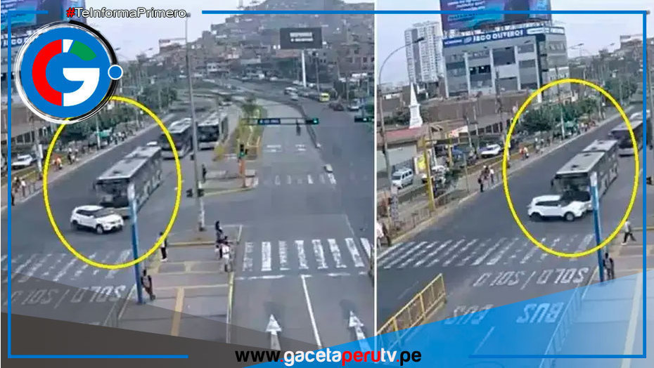 Camioneta choca con bus y hiere a cinco en Independencia