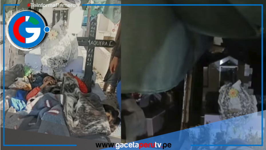 Arequipa: anciano duerme sobre la tumba de su esposa desde hace dos meses