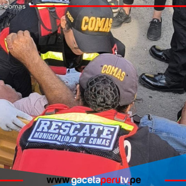 Adulto mayor atropellado sobrevive gracias a paramédicos en Comas