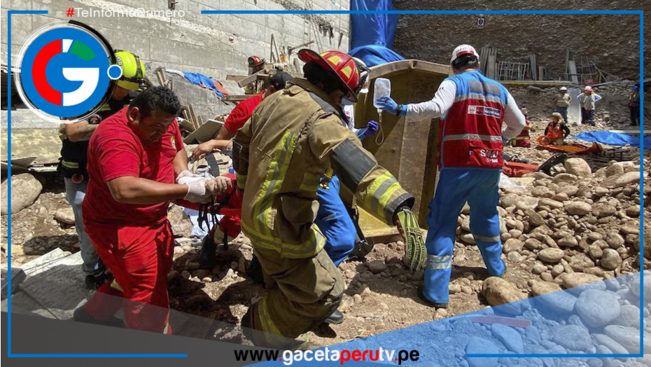 Jesús María: Caída de una grúa deja un muerto y otros tres heridos en obra