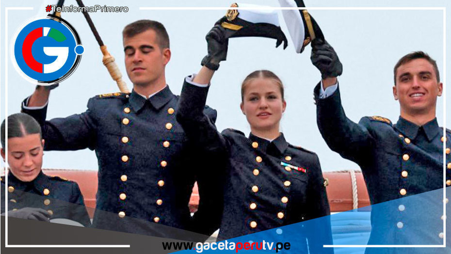 Princesa Leonor de España llega al Perú como parte de buque escuela