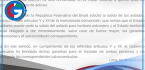 Dina Boluarte otorga salvoconducto a Nadine Heredia e hijo para salir del país