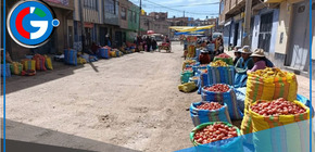 Comerciantes de Puno ofrecen productos por Semana Santa