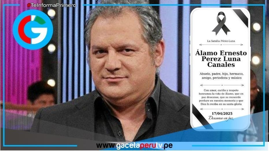 Fallece a los 61 años el periodista Álamo Pérez-Luna.