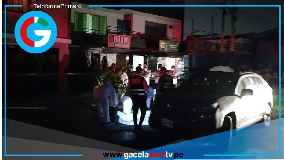 Sujeto dispara y mata a hombre en plena calle de SJL.