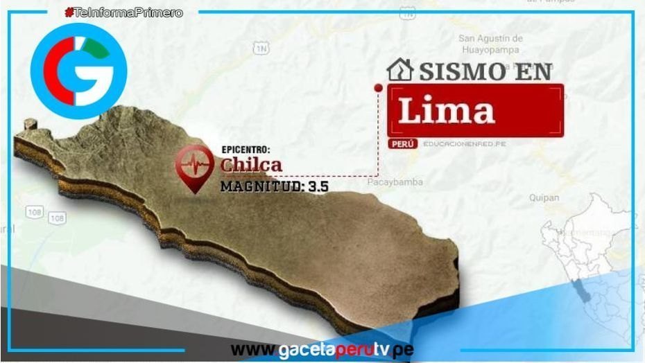 Sismo de magnitud 3.5 sacudió Lima durante la madrugada.
