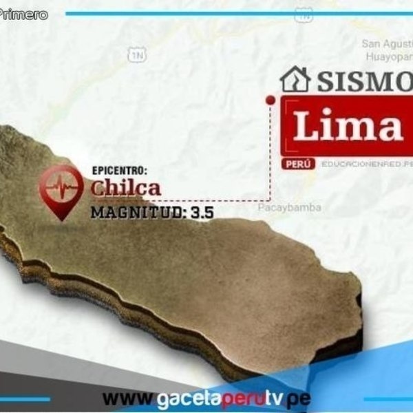 Sismo de magnitud 3.5 sacudió Lima durante la madrugada.