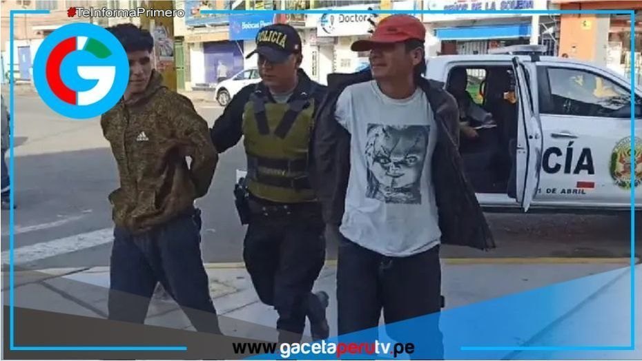 Áncash: capturan a dos sujetos por ataque con explosivos caseros.
