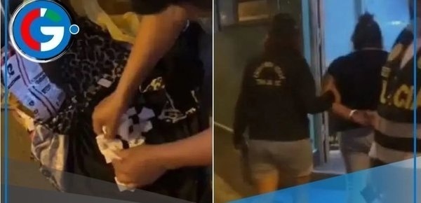 Capturan a mujer que vende drogas fingiendo ser vendedora de comida en SJL.