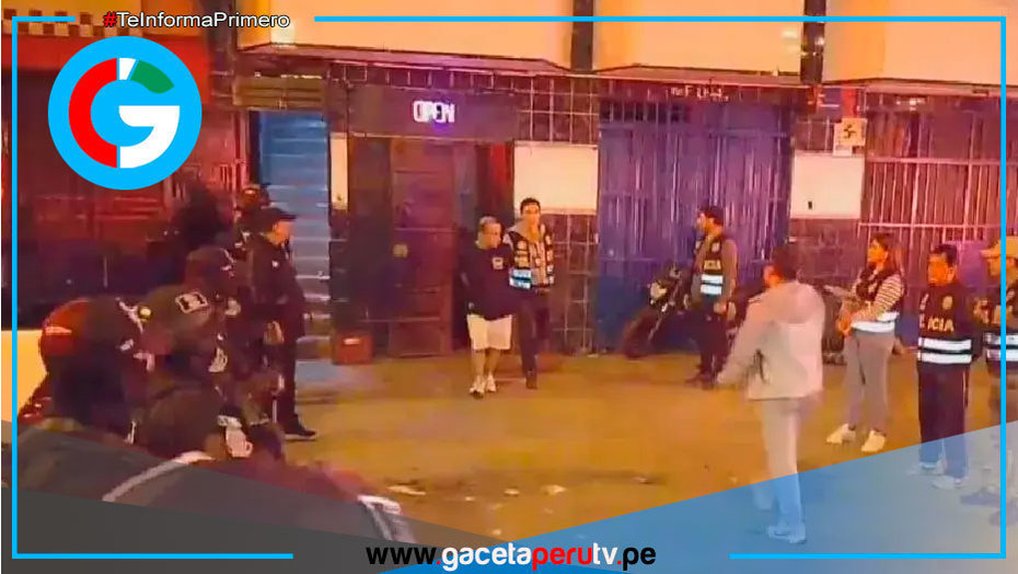 PNP interviene bar Osiris y detiene a 39 personas en San Martín de Porres