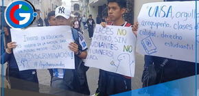 Huelga en la UNSA