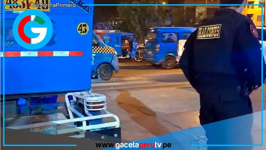 Mototaxista asesinado a balazos en paradero de Canto Grande