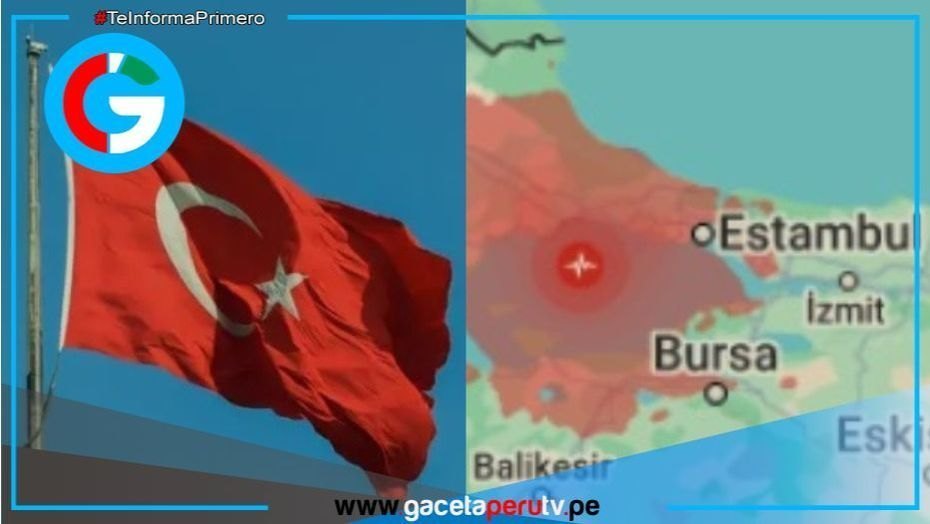 Fuerte sismo de magnitud 6,2 sacude Estambul y provincias turcas.