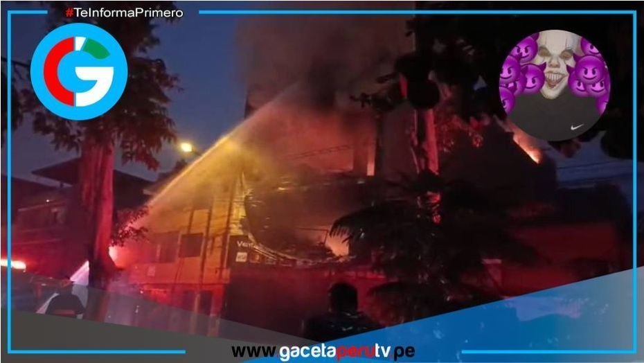 Extorsionadores detrás del incendio que arrasó almacén de colchones en Comas.