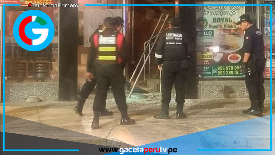 Detonan explosivo frente a conocida pollería Royal en madrugada