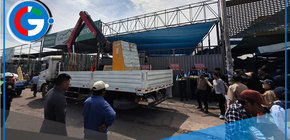 Cierran terminal sin permiso en Bustamante y Rivero