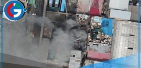 Incendio de gran magnitud consume almacenes de chatarra en La Victoria.