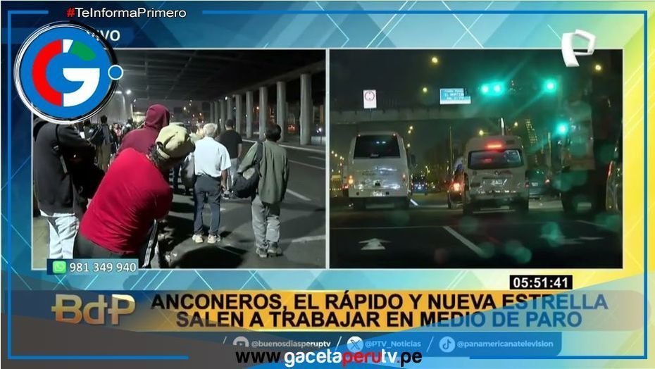 Transportistas paralizan Lima tras asesinato de conductor en Los Olivos.