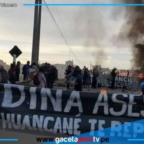 Disturbios en Lima durante manifestación convocada por sectores sociales organizados 