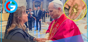 La historia de la cruz de Motupe que Boluarte regaló al papa