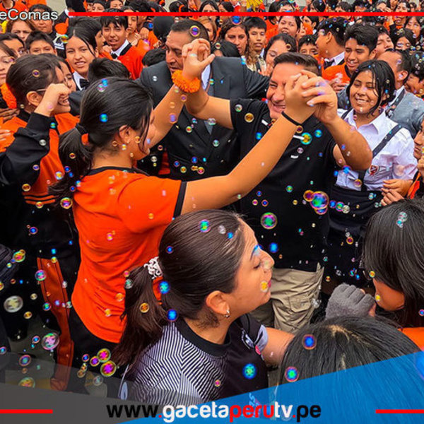 Alcalde de Comas Ulises Villegas felicita ingreso masivo a universidad