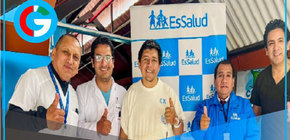 EsSalud Cajamarca salva vida tras accidente con vara de fierro