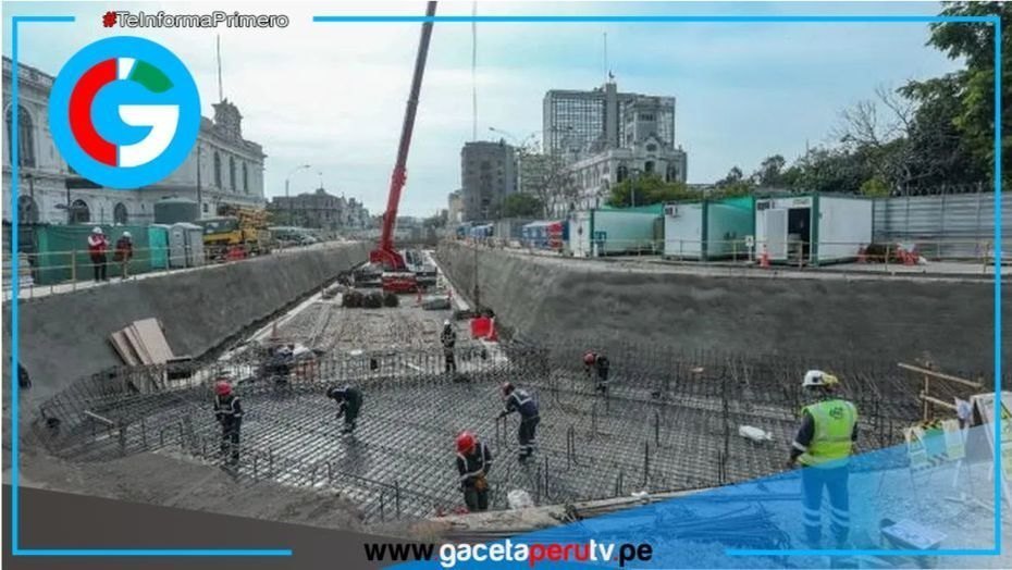 Avance del 70 % en Estación Central del Metro de Lima