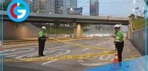 Cuerpo sin vida aparece en autopista cercana a estación del Metropolitano