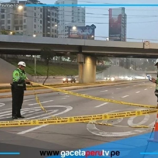 Cuerpo sin vida aparece en autopista cercana a estación del Metropolitano